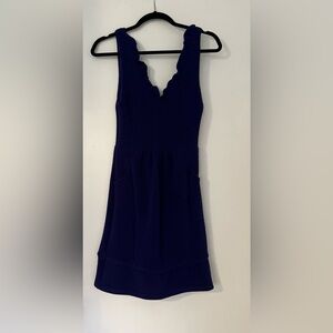 Anthropologie Maeve Dark Blue Dress - XS